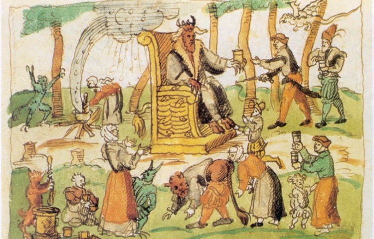 Der Zürcher Geistliche Johann Jakob Wick (1522–1588) bildete in seiner Chronik den Hexensabbat ab. Der Zürcher Geistliche Johann Jakob Wick (1522–1588) bildete in seiner Chronik den Hexensabbat ab.