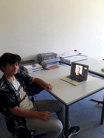 Cayo Meier ist sich seit Corona gewohnt, Besprechungen online abzuhalten – wie hier mit der «AZ»-Redaktorin.