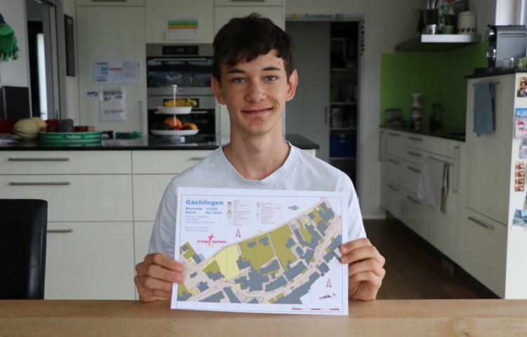 Lucas Brogles OL-Karte von Gächlingen wurde als sorgfältigstes Projekt ausgezeichnet. Lucas Brogles OL-Karte von Gächlingen wurde als sorgfältigstes Projekt ausgezeichnet.