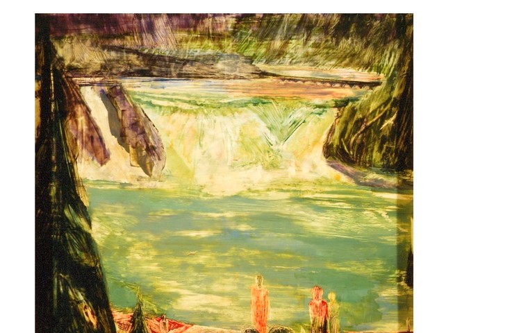 "Der Rheinfall" "Der Rheinfall"