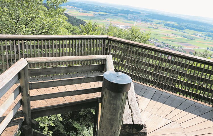 Der Aussichtsturm über Stammheim ist der wohl unbekannteste im Weinland. Der Aussichtsturm über Stammheim ist der wohl unbekannteste im Weinland.