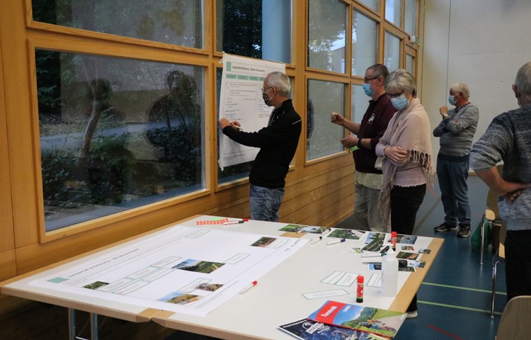 An der Zukunftskonferenz "Mis Wyland 2040" wurden die Weinländerinnen und Weinländer aufgefordert, Stärken und Schwächen der Region zu bennen und festzuhalten. Ausserdem sollten Zukunftswünsche geäussert werden. An der Zukunftskonferenz "Mis Wyland 2040" wurden die Weinländerinnen und Weinländer aufgefordert, Stärken und Schwächen der Region zu bennen und festzuhalten. Ausserdem sollten Zukunftswünsche geäussert werden.