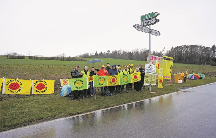 Das Tiefenlager stösst im Weinland auf Widerstand. Das Tiefenlager stösst im Weinland auf Widerstand.