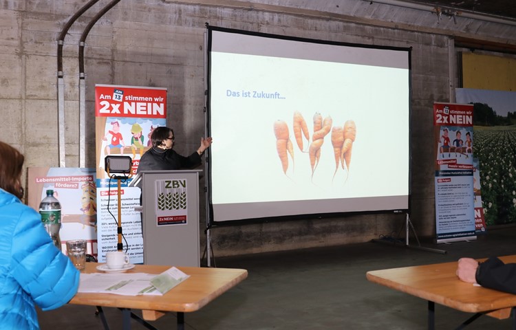 Babette Sigg vom Konsumentenforum (kf) fragt sich, ob solche Ware in Regalen gefragt wäre. Babette Sigg vom Konsumentenforum (kf) fragt sich, ob solche Ware in Regalen gefragt wäre.
