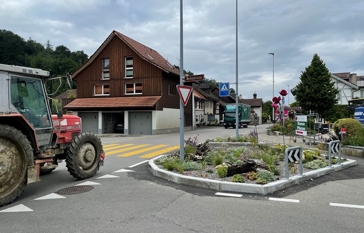 Der Fussgängerüberweg bei der Gärtnerei in Flaach wurde nicht wegen der Schulwegsicherheit eingerichtet – er wird aber von vielen Schülern genutzt. Der Fussgängerüberweg bei der Gärtnerei in Flaach wurde nicht wegen der Schulwegsicherheit eingerichtet – er wird aber von vielen Schülern genutzt.