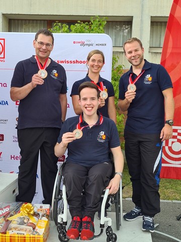 Die Andelfinger Bronzegewinner (von links): Patrick Geissler, Stefan Amacker (vorne), Daniela Maurer, Kevin Schudel. Die Andelfinger Bronzegewinner (von links): Patrick Geissler, Stefan Amacker (vorne), Daniela Maurer, Kevin Schudel.