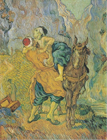 Das Gleichnis des barmherzigen Samariters von Vincent van Gogh (1890) gilt als Appell zur tätigen Nächstenliebe. Es hänge auch heute noch in vielen Spitälern, sagt Kurt Müller. Das Gleichnis des barmherzigen Samariters von Vincent van Gogh (1890) gilt als Appell zur tätigen Nächstenliebe. Es hänge auch heute noch in vielen Spitälern, sagt Kurt Müller.
