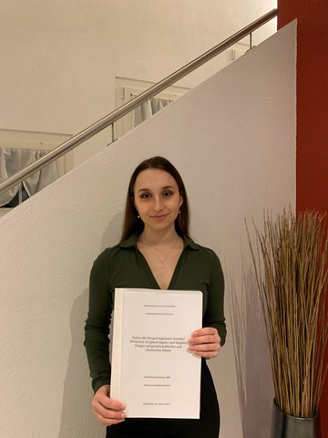 Die Hettlingerin Michelle Naindenel befasst sich in ihrer 55-seitigen Maturarbeit mit der Wirkung und dem Konsum von Drogen und der Drogenpolitik.