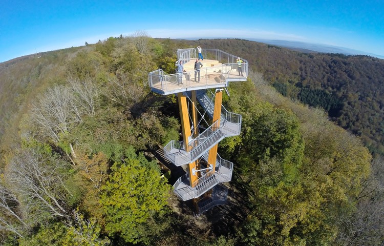 Auf dem Randen muss der Turm die Baumwipfel überragen. Auf dem Randen muss der Turm die Baumwipfel überragen.