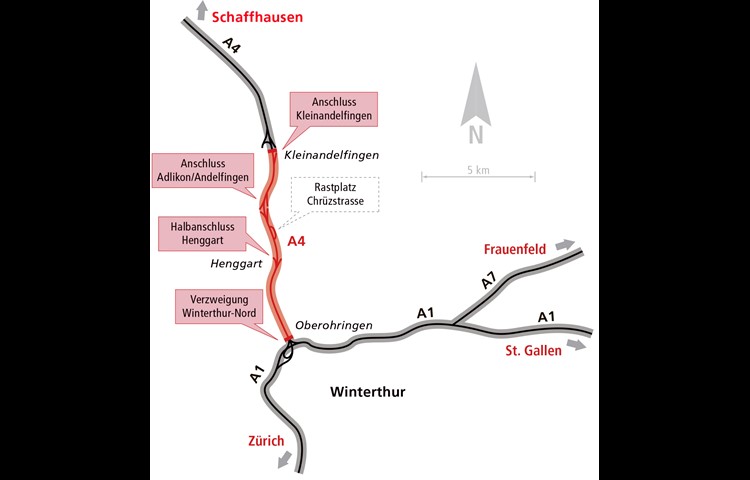 Frühestens ab 2021/22 wird die A4 durchgehend vierspurig ausgebaut.