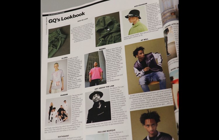 Aktuell ist er gar im britischen Modemagazin GQ abgebildet (im pinken Shirt) und mächtig stolz darauf.