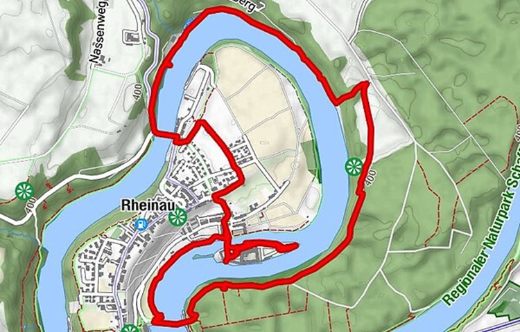 Die «Grüne Grenze» misst 7 Kilometer – mit dem Abstecher zum Keltenwall vor Altenburg sind es ein paar mehr. Die «Grüne Grenze» misst 7 Kilometer – mit dem Abstecher zum Keltenwall vor Altenburg sind es ein paar mehr.
