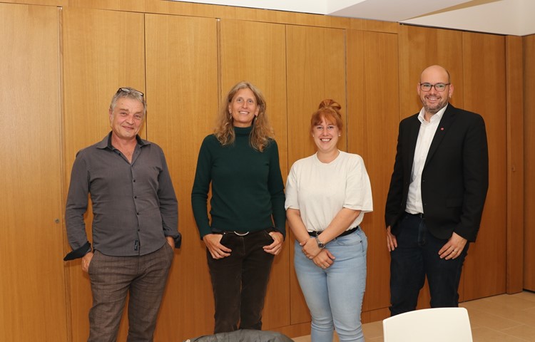 Treten für die SP an (v.l.): Arnold Kohler, Sibylle Jüttner (bisher), Jasmin Michaud und Holger Gurtner. Treten für die SP an (v.l.): Arnold Kohler, Sibylle Jüttner (bisher), Jasmin Michaud und Holger Gurtner.