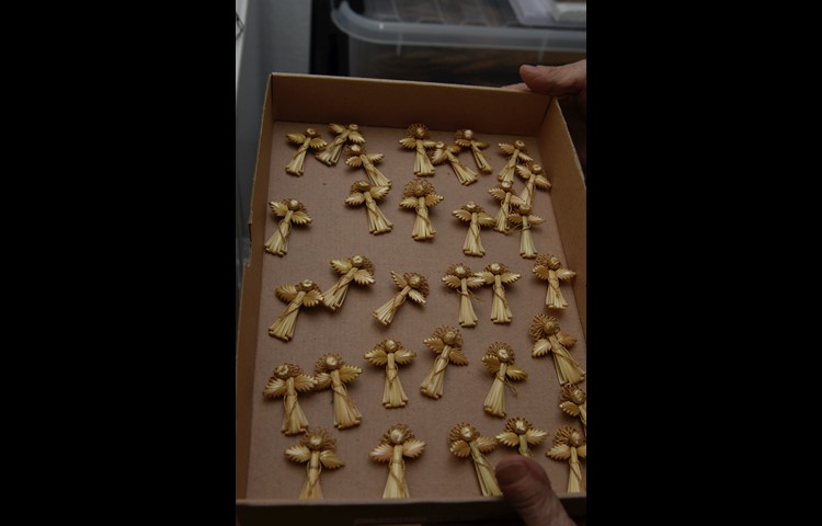Aktuelles Projekt, 100 Engel für ein Familientreffen.