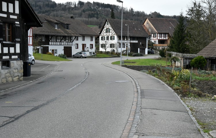 In diesem Jahr wird die Dorfstrasse in Berg am Irchel saniert. Im Falle einer Umleitung befürchtet der Gemeinderat baldige neue Schäden. In diesem Jahr wird die Dorfstrasse in Berg am Irchel saniert. Im Falle einer Umleitung befürchtet der Gemeinderat baldige neue Schäden.