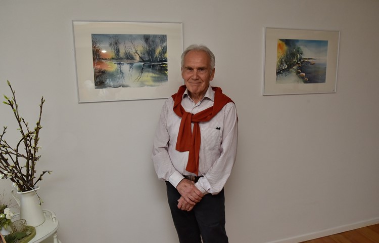 Hansueli Schwalm präsentiert derzeit in Flaach Landschaften in Aquarelltechnik. Hansueli Schwalm präsentiert derzeit in Flaach Landschaften in Aquarelltechnik.