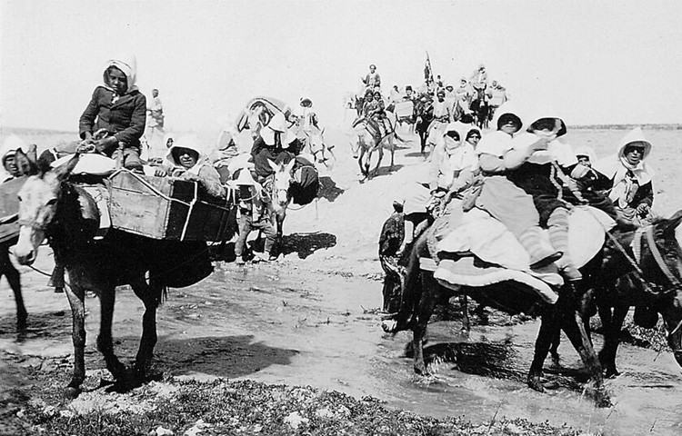 Karawane mit Waisenkindern Richtung Syrien und Libanon. Karawane mit Waisenkindern Richtung Syrien und Libanon.
