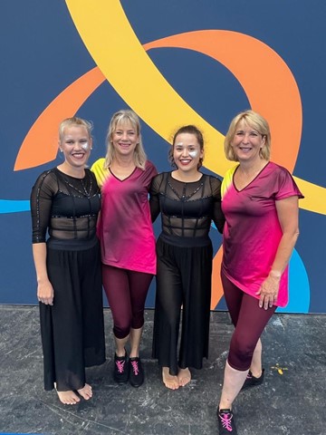Die Gruppe Energym besteht unter anderem aus den Henggarterinnen Sarina Sigg, Barbara Sigg,Michèle Geniets und Karin Flachsmann (v.l.n.r.).