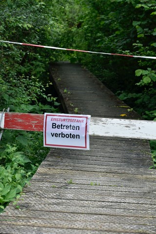 Eineinhalb Jahre lang war der Steg durchs Feuchtgebiet der Thurauen gesperrt.