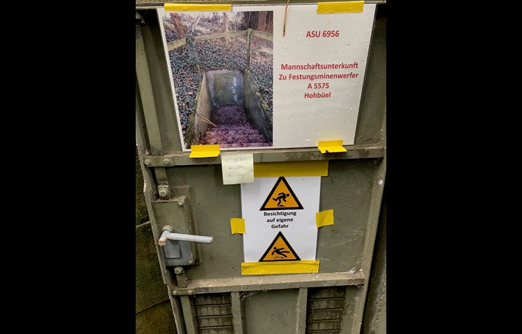 Im Sommer 2022 konnte der Bunker besichtigt werden.