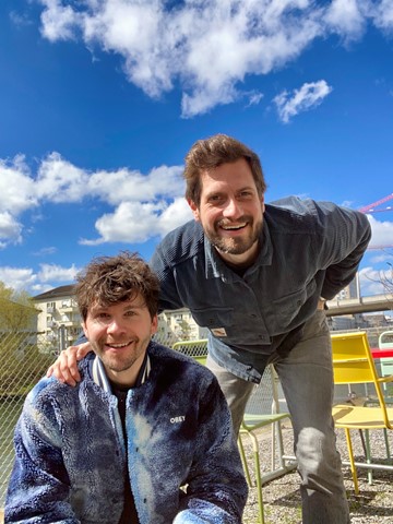 Florian Butsch (links) und Dominik Widmer sind Experten in Sachen Lampenfieber. Florian Butsch (links) und Dominik Widmer sind Experten in Sachen Lampenfieber.