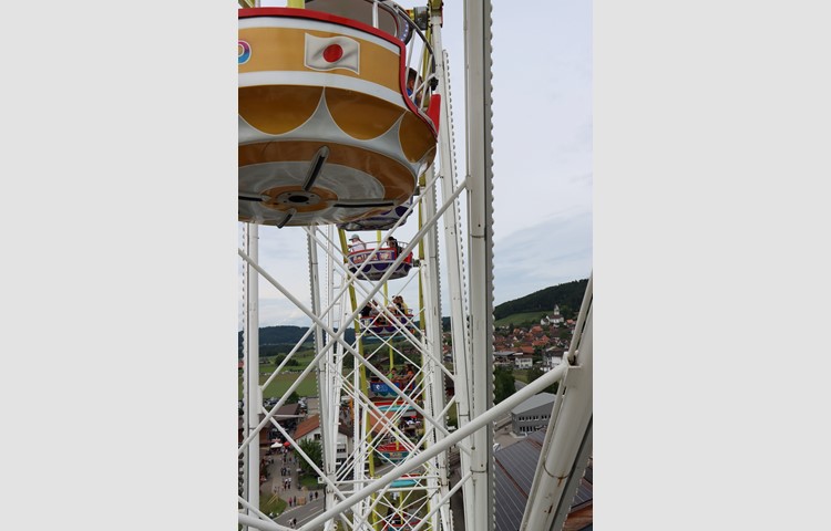 Für den Blick aus dem Riesenrad lohnte sich das Anstehen. Für den Blick aus dem Riesenrad lohnte sich das Anstehen.