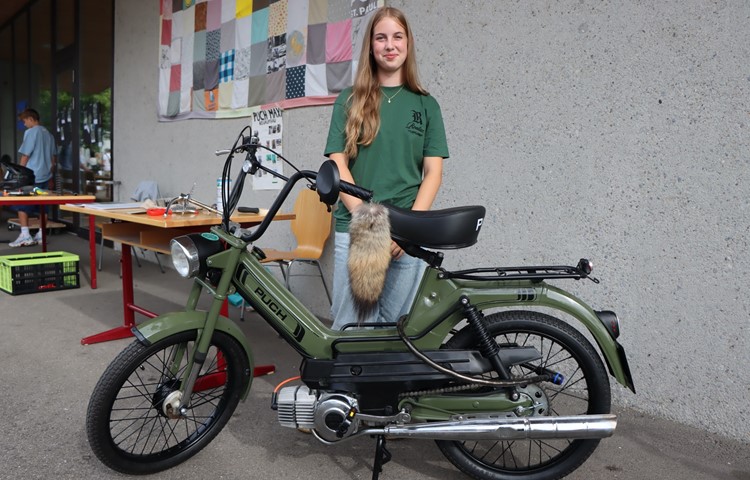 An diesem Puch Maxi funktionierte bis zu seiner Renovation gar nichts mehr. An diesem Puch Maxi funktionierte bis zu seiner Renovation gar nichts mehr.