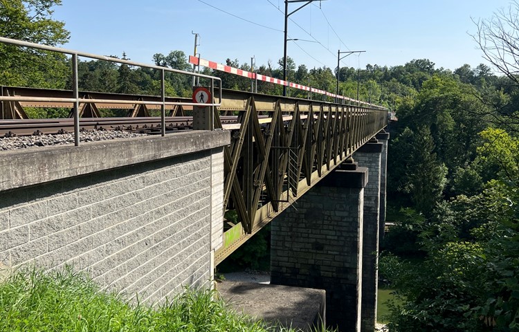 Die letzte Sanierung der Thurbrücke – hier von der nördlichen Widerlager-Seite zu sehen – fand 1985 statt. Damals wurde der mittlere Pfeiler von der Thur unterspült und musste neu stabilisiert werden. Die letzte Sanierung der Thurbrücke – hier von der nördlichen Widerlager-Seite zu sehen – fand 1985 statt. Damals wurde der mittlere Pfeiler von der Thur unterspült und musste neu stabilisiert werden.