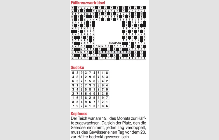 Ausgabe vom Freitag, 6. September. Ausgabe vom Freitag, 6. September.