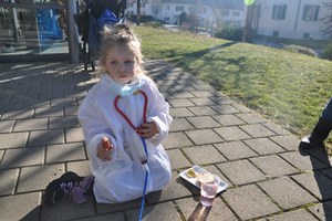 Chinderfasnacht mit zwei Guggen Chinderfasnacht mit zwei Guggen