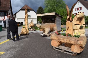 (Stürmischer) Frühlingsmarkt in Flaach (Stürmischer) Frühlingsmarkt in Flaach